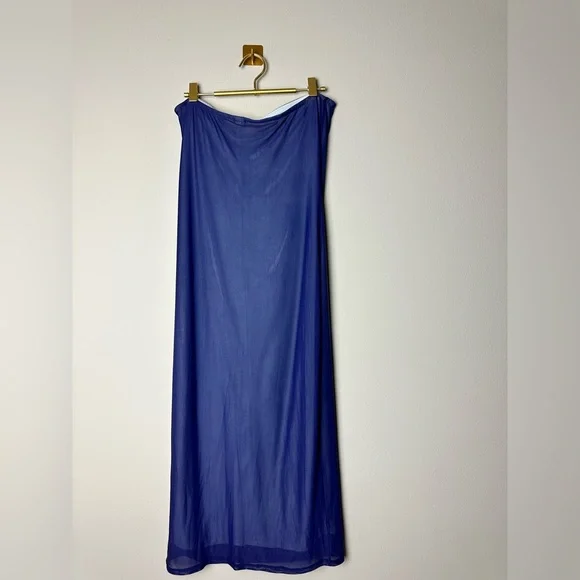 Wild Fable Blue Tube Top Stretchy Dress | Size M NWOT - Picture 4 of 7